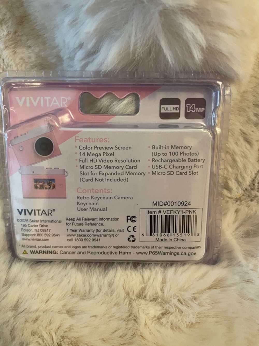 Vivitar Retro Keychain Camera - Compact Full HD 14MP - Picture 3 of 5